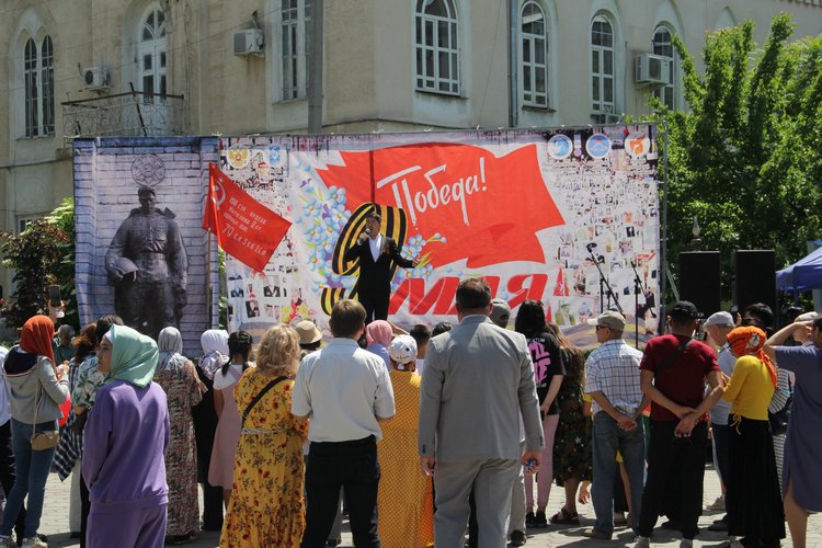 Концерт «Победа одна на всех», посвященный 77-летию Победы в Великой Отечественной войне в Бишкеке